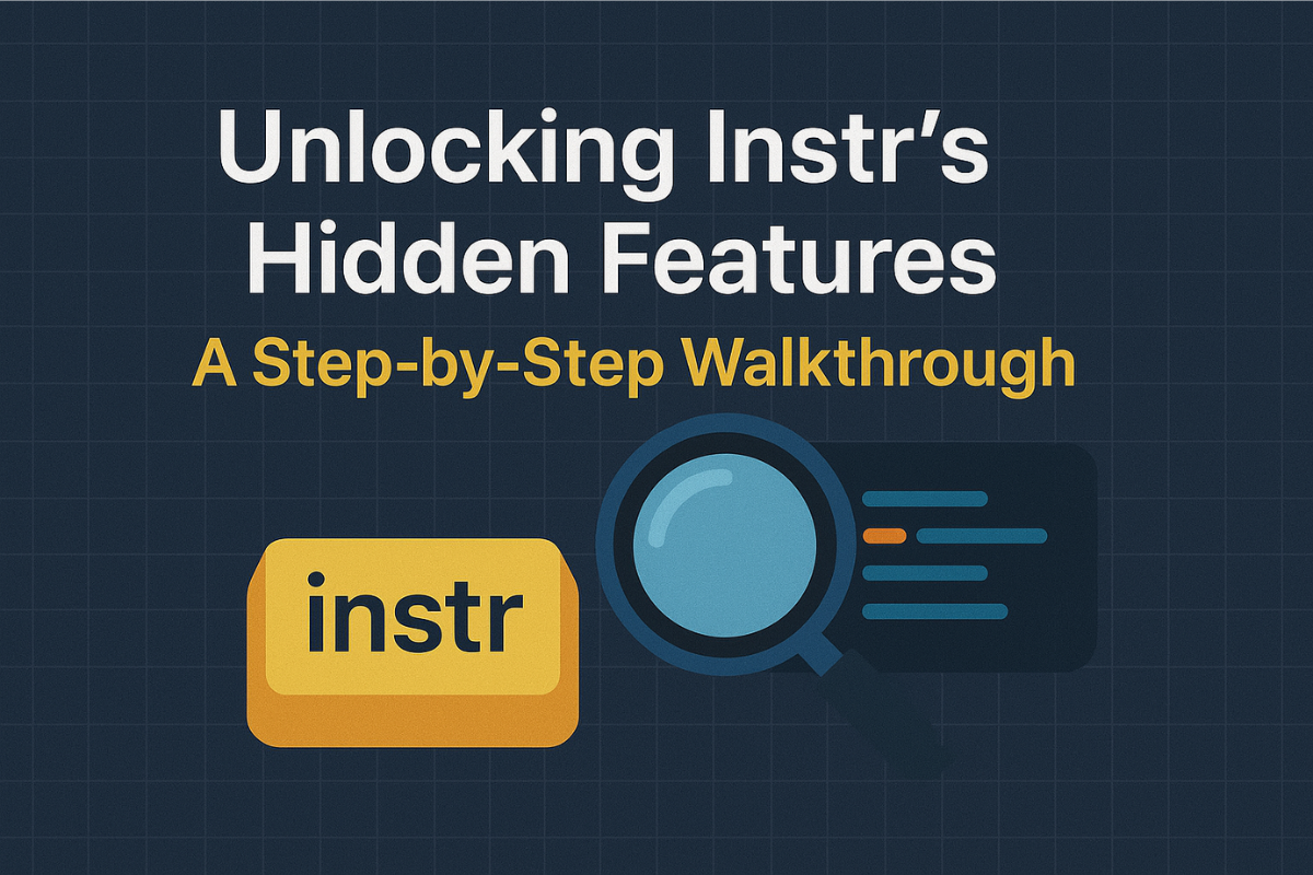 Learn the power of instr in coding. Explore hidden features, tips, and tricks to boost your workflow and improve efficiency on any device.